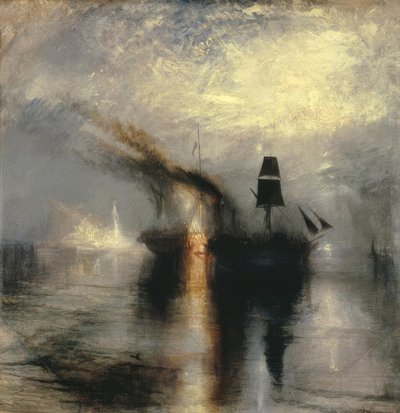 Vrede – Begrafenis op zee door Joseph Mallord William Turner